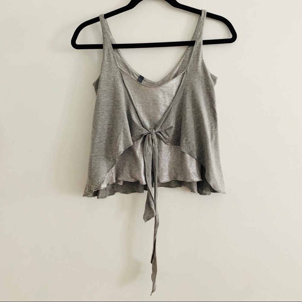 Josh Goot Gray + Silver Tank, XS